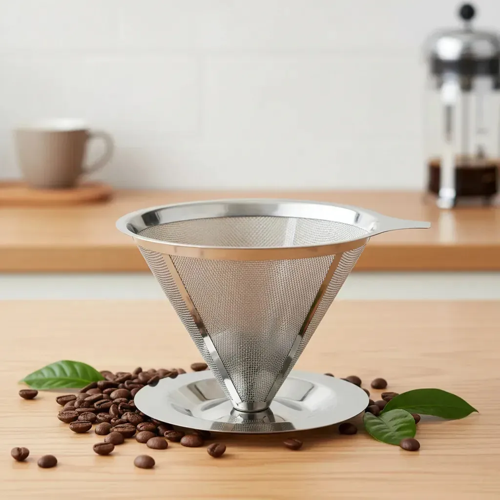 Filtro Coador Café Aço Inox Reutilizavel 103 Sem Usar Papel clip-icon 