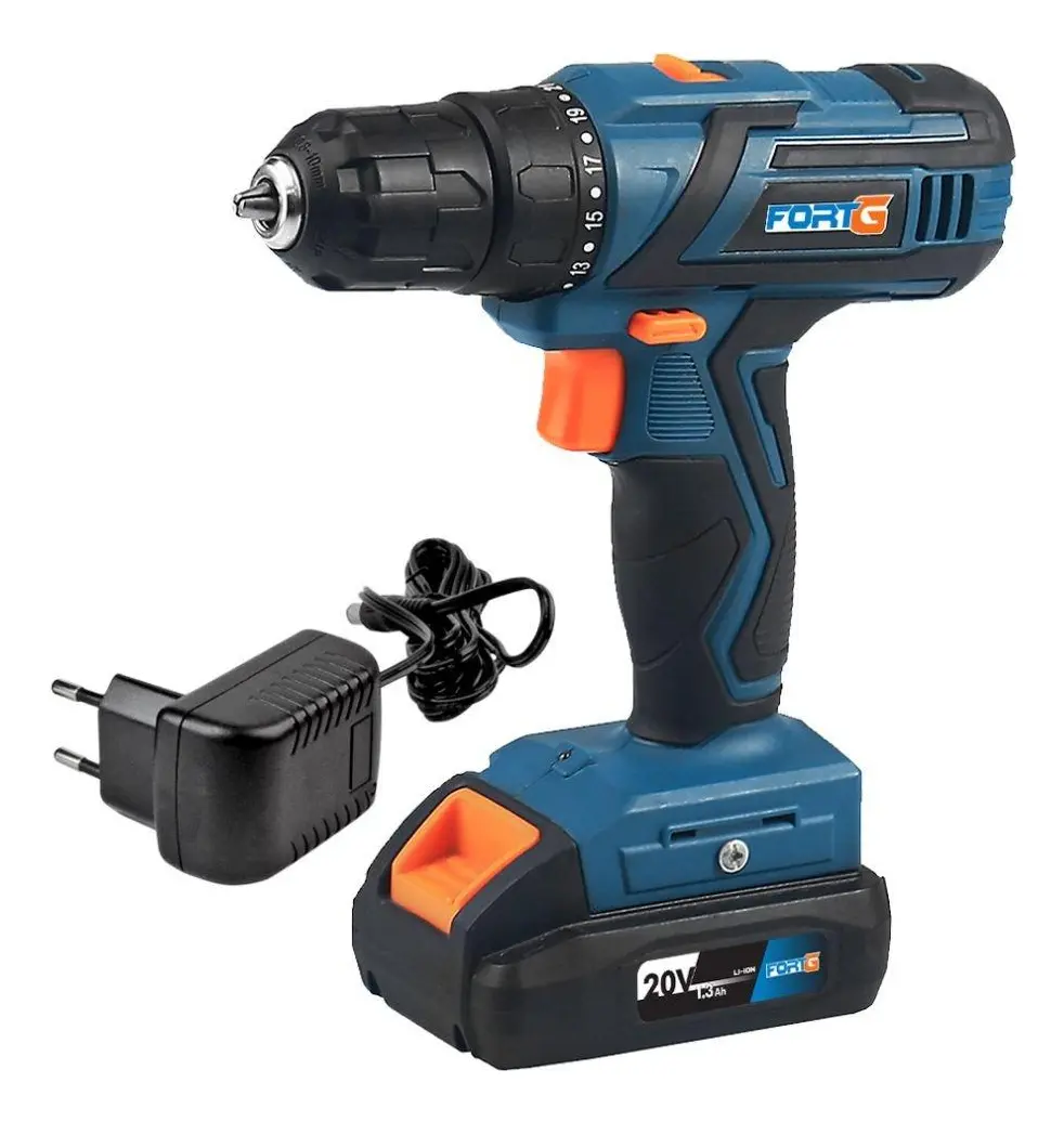 Parafusadeira/furadeira Bateria 20v Max Lítio 3/8 Fortg