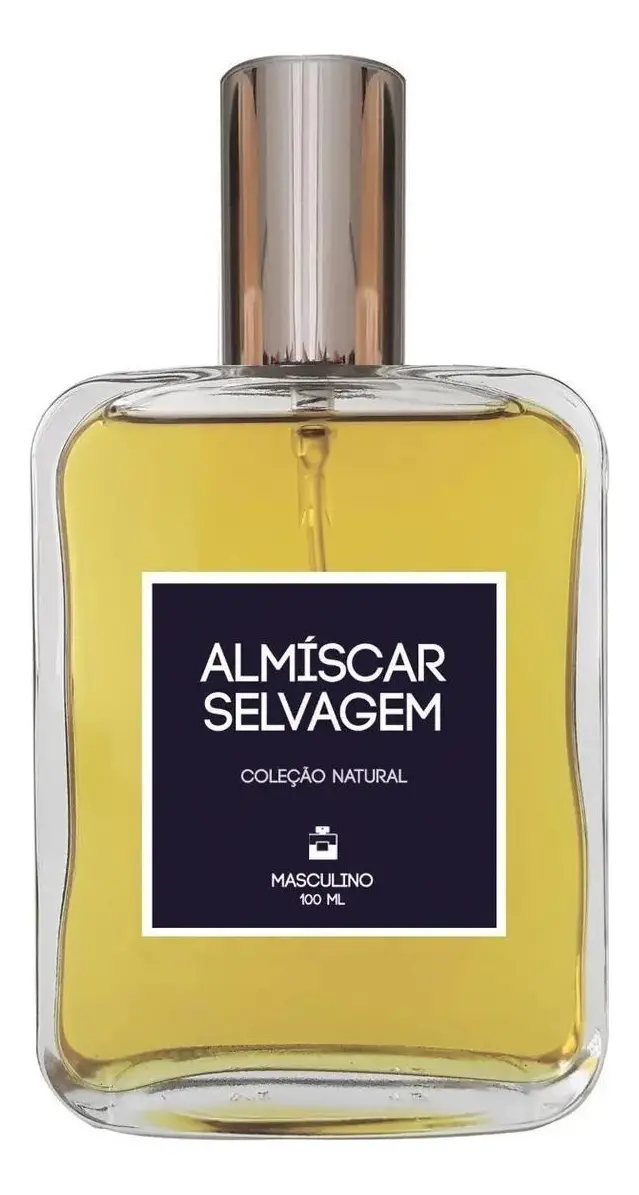 Perfume Almíscar Selvagem Masculino 100ml + Mini Essência Do Brasil