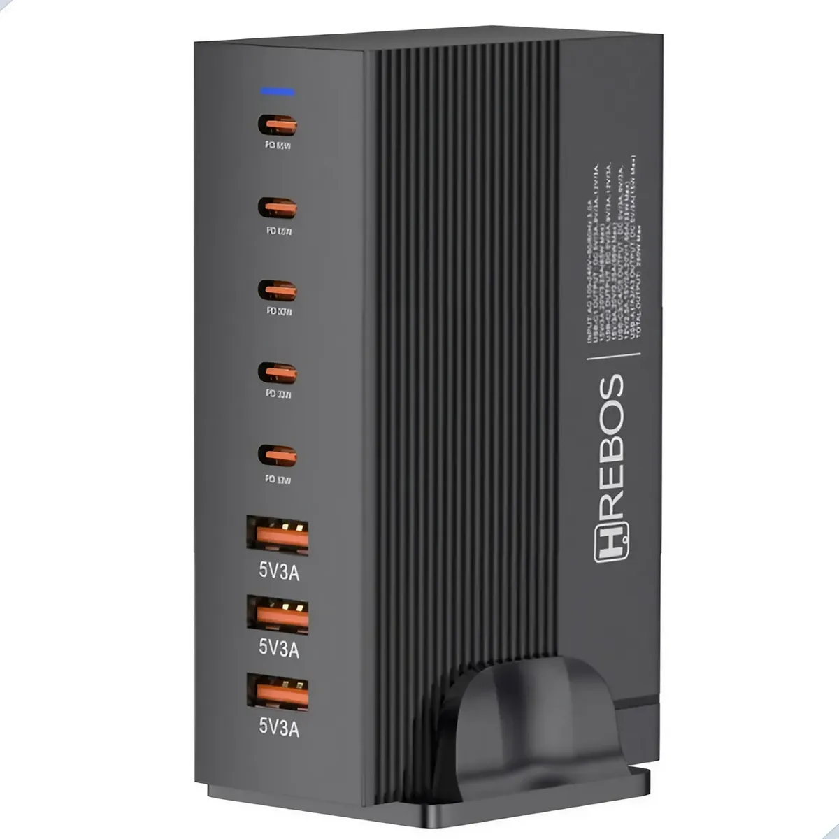 Estação Carregamento Celular Notebook 8 Saídas 280w Pd Gan